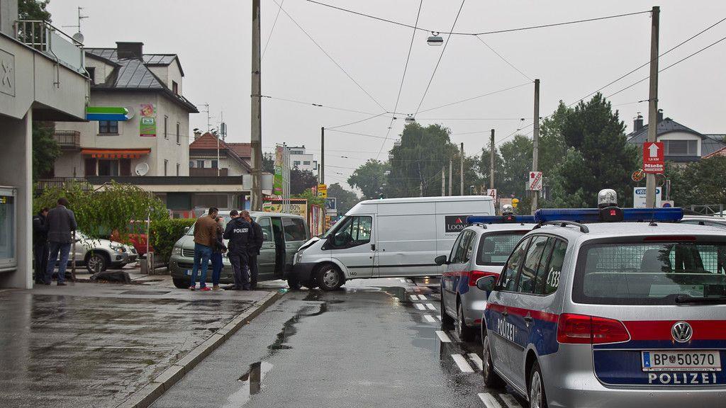 Geldtransporter in Unfall verwickelt