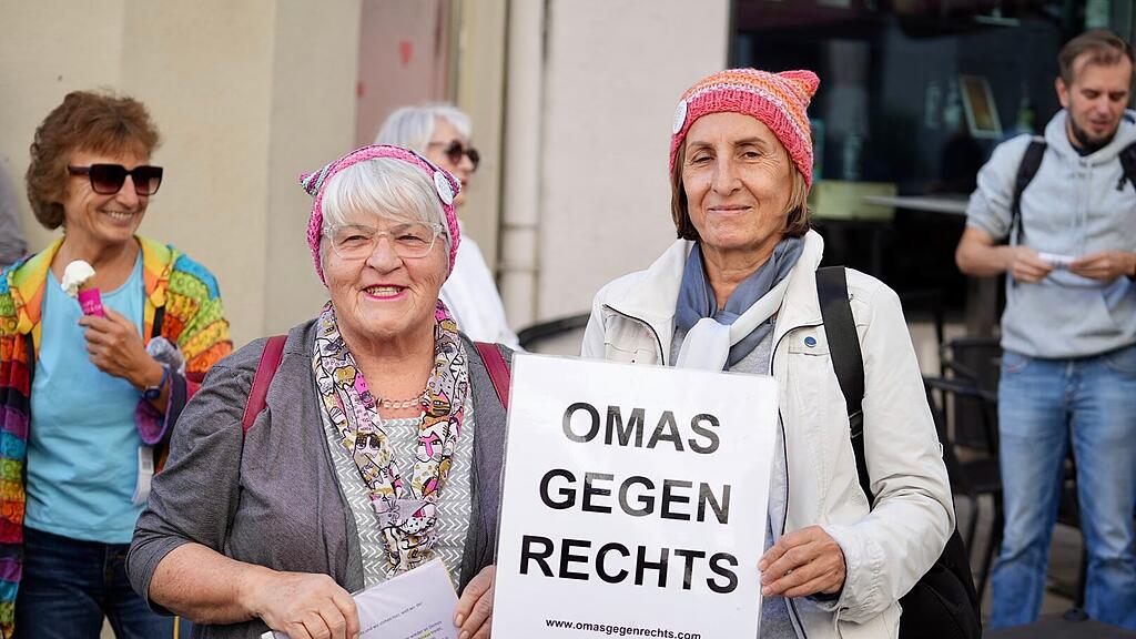 "Demo gegen rechts" in Salzburg