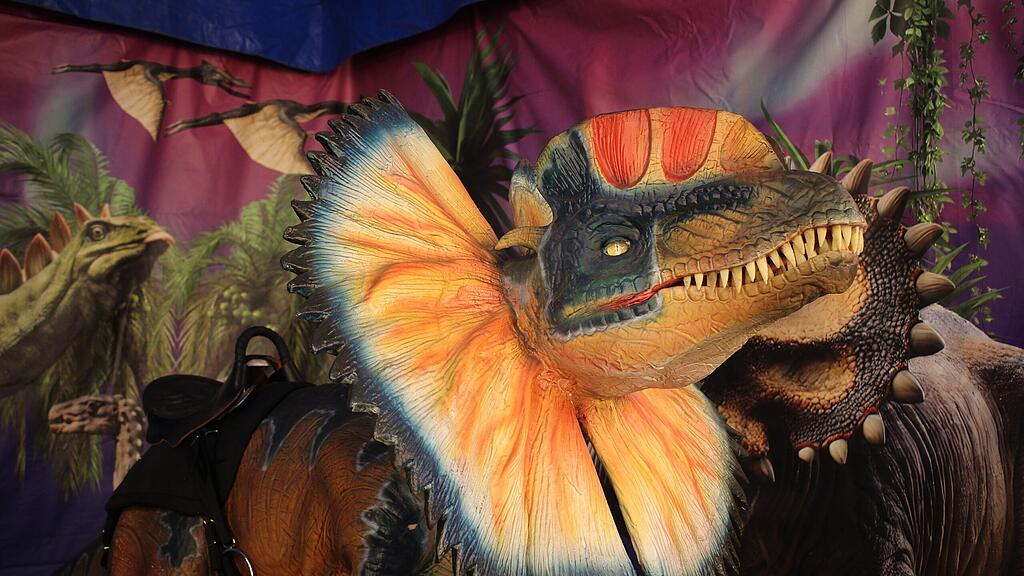 "Big King Dinosaurier of Animatronic" in Bischofshofen