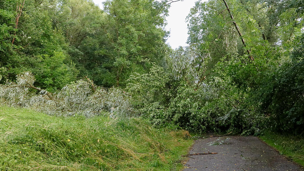 Unwetter-Schäden in Salzburg