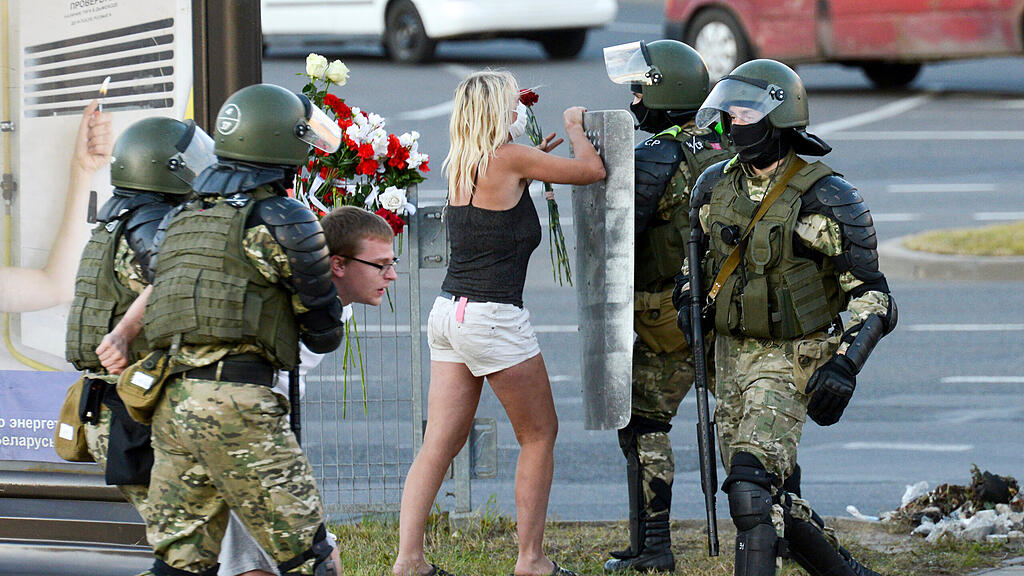 Proteste in Belarus, Wei\u00dfrussland,