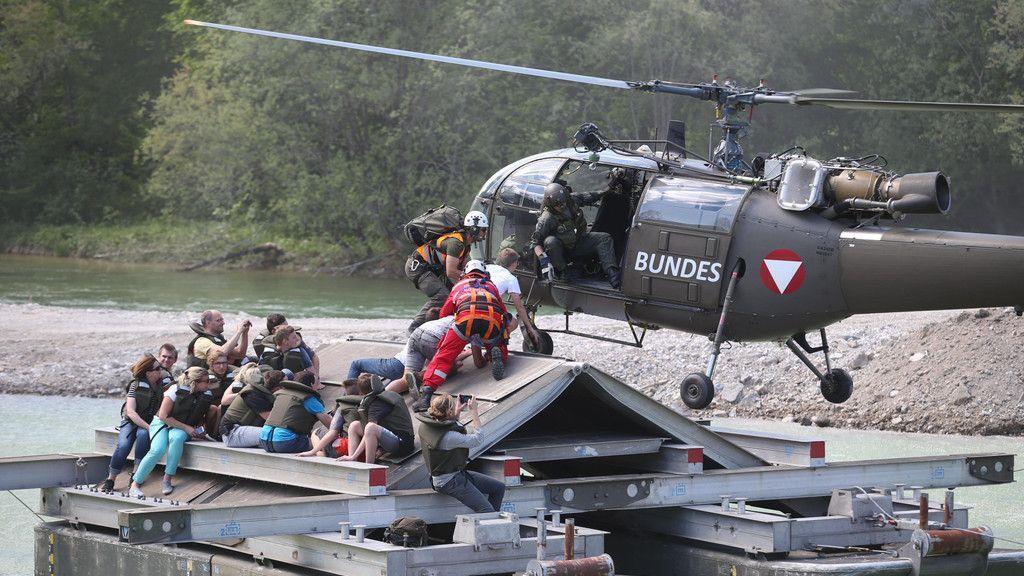 Hochwasserübung Bundesheer III