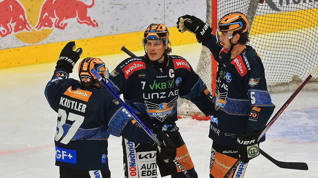 EC Red Bull Salzburg schlägt Black Wings Linz