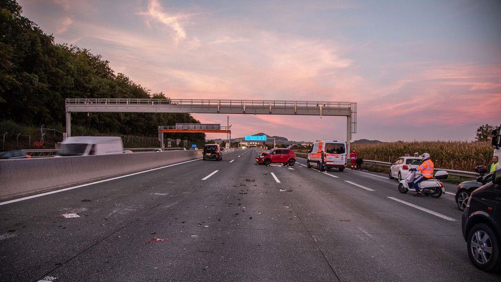 Auffahrunfall auf der A1
