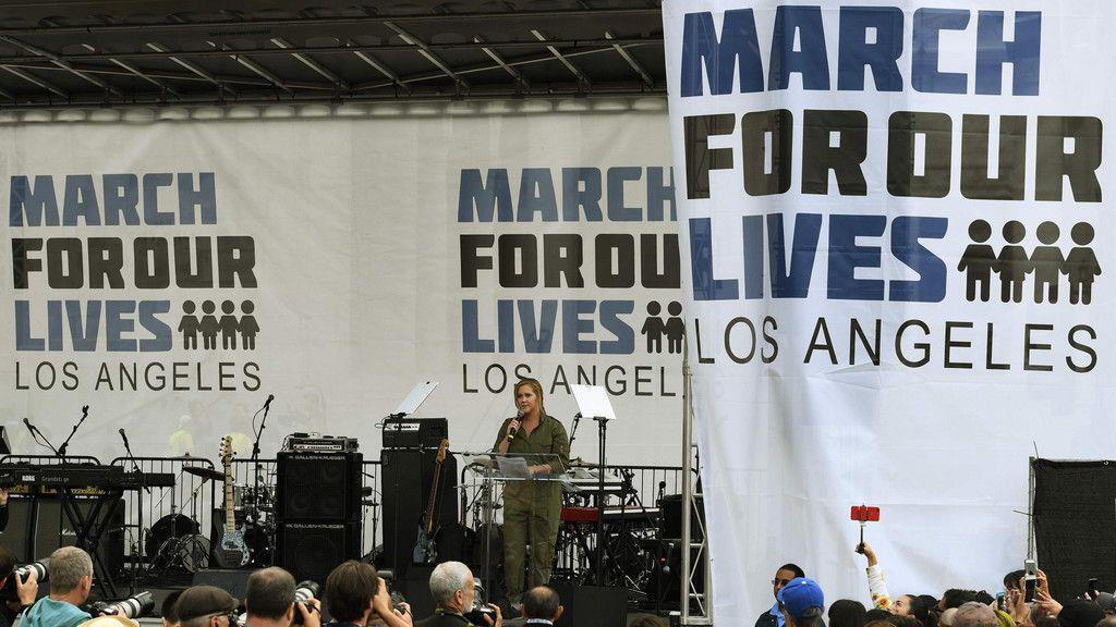 "March for our lives" in Los Angeles