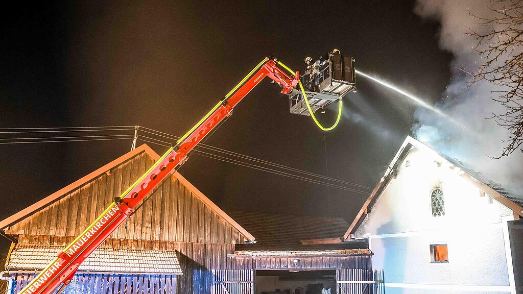 Großbrand in Burgkirchen