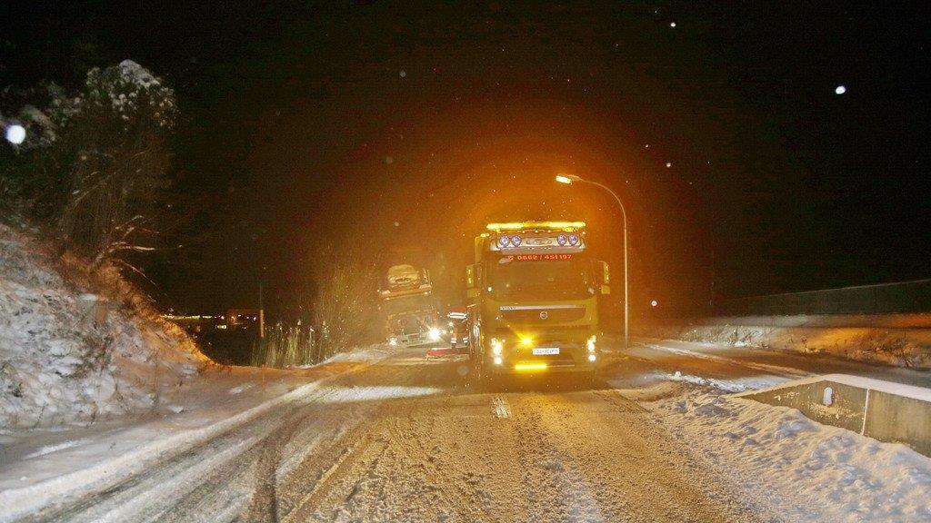 Lkw-Unfall in Puch