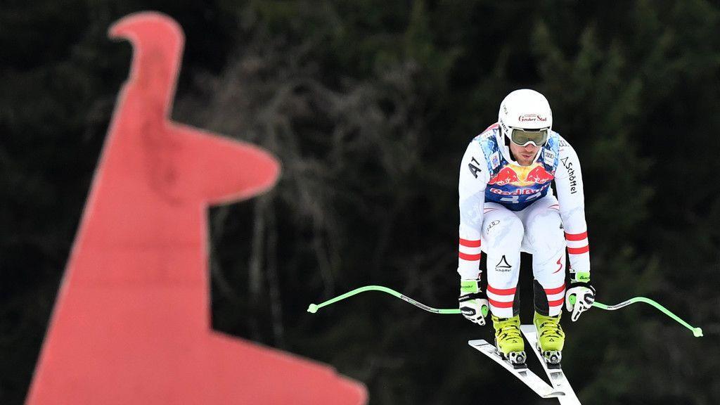 Abfahrtstraining in Kitzbühel