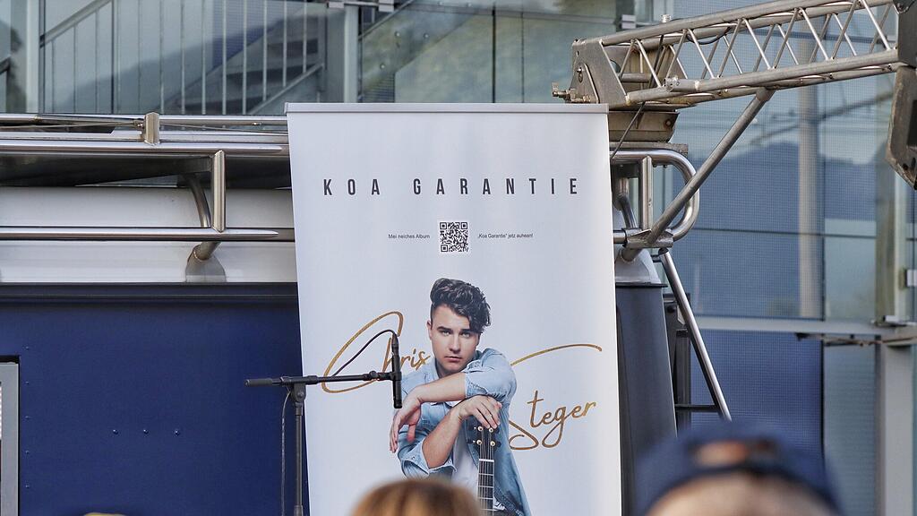 Chris Steger im Europark Salzburg