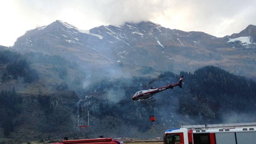 Waldbrand in Fusch