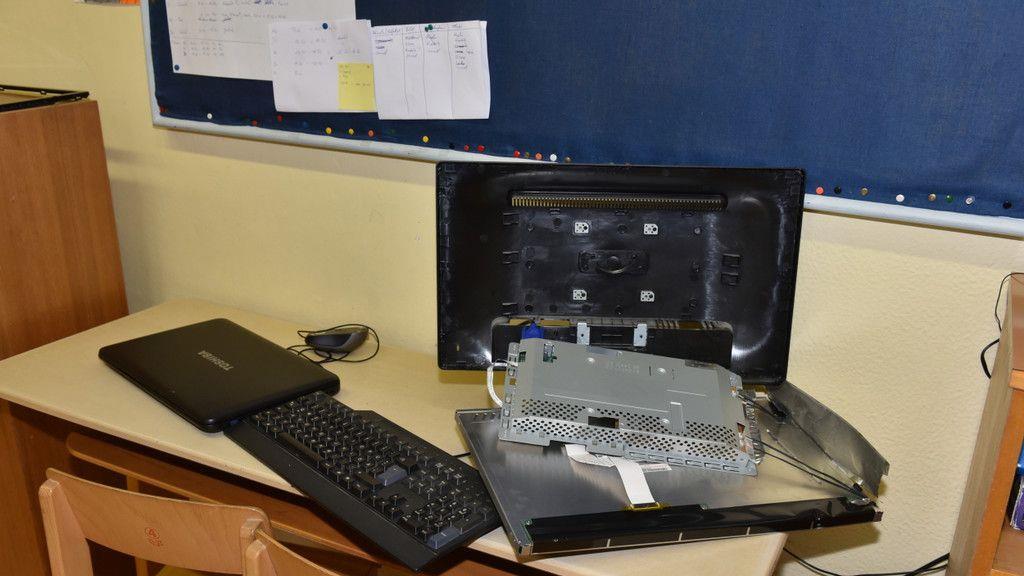 Weitere Bilder vom Vandalenakt in der Volksschule Gnigl