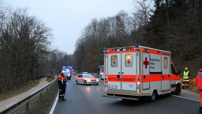 Crash auf der B21
