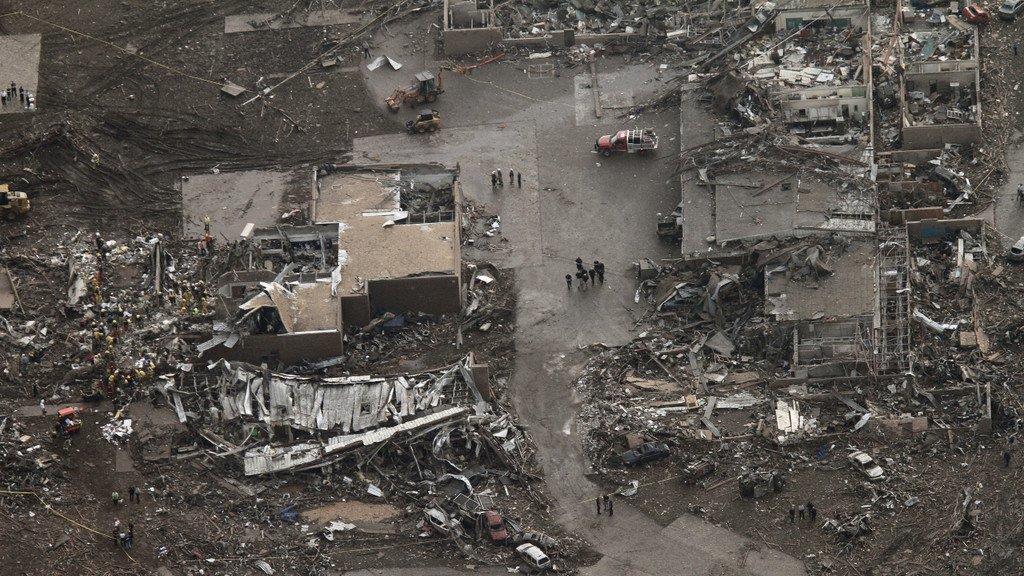 Tornado in Oklahoma: Luftaufnahmen der Zerstörung