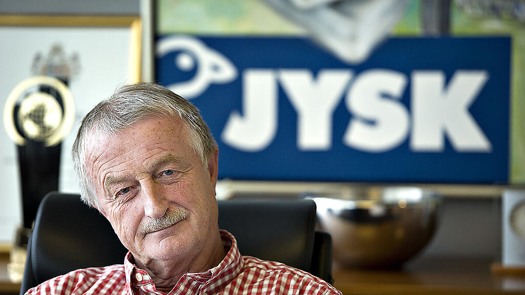 Larsen eröffnete 1979 in Aarhus sein erstes JYSK Sengetojslager