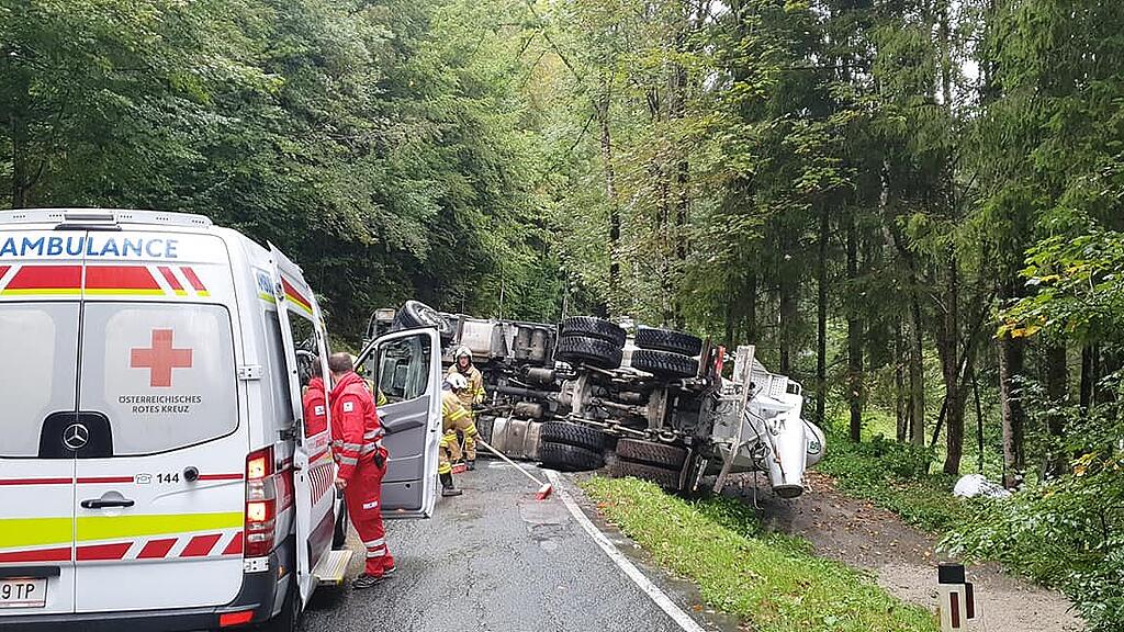 Lkw-Unfall Plainfeld