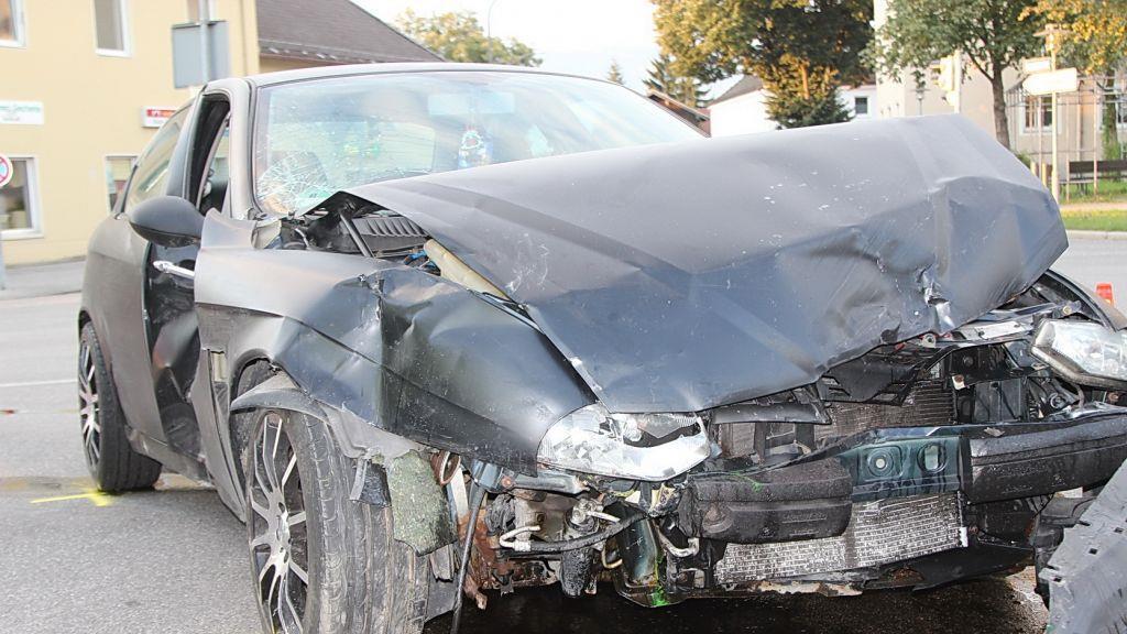 Bilder der Unfallstelle in Freilassing