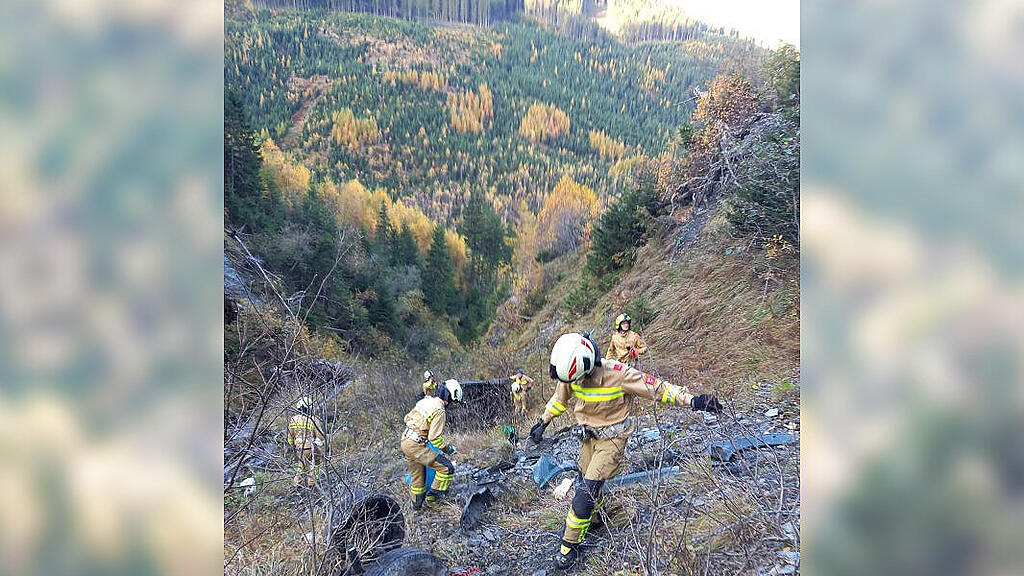 Pinzgauer stirbt bei 100-Meter-Absturz in Rauris