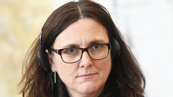 Handelskommissarin Malmström zeigte sich erfreut
