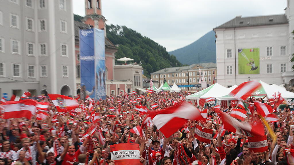 Fanzone bei Fußball-EM 2008 in Salzburg