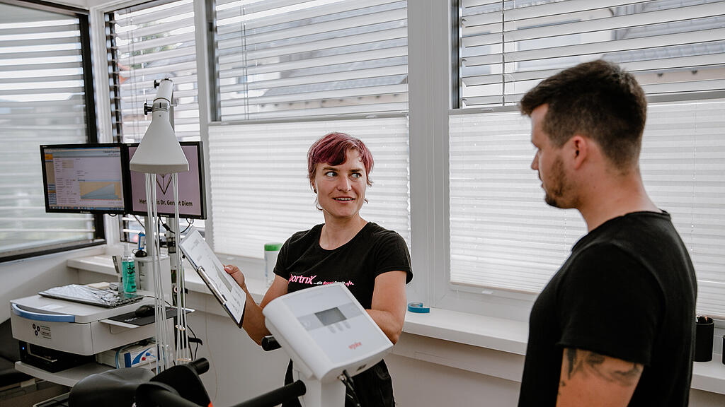 Anita Birklbauer, Laktattest, Leistungsdiagnostik