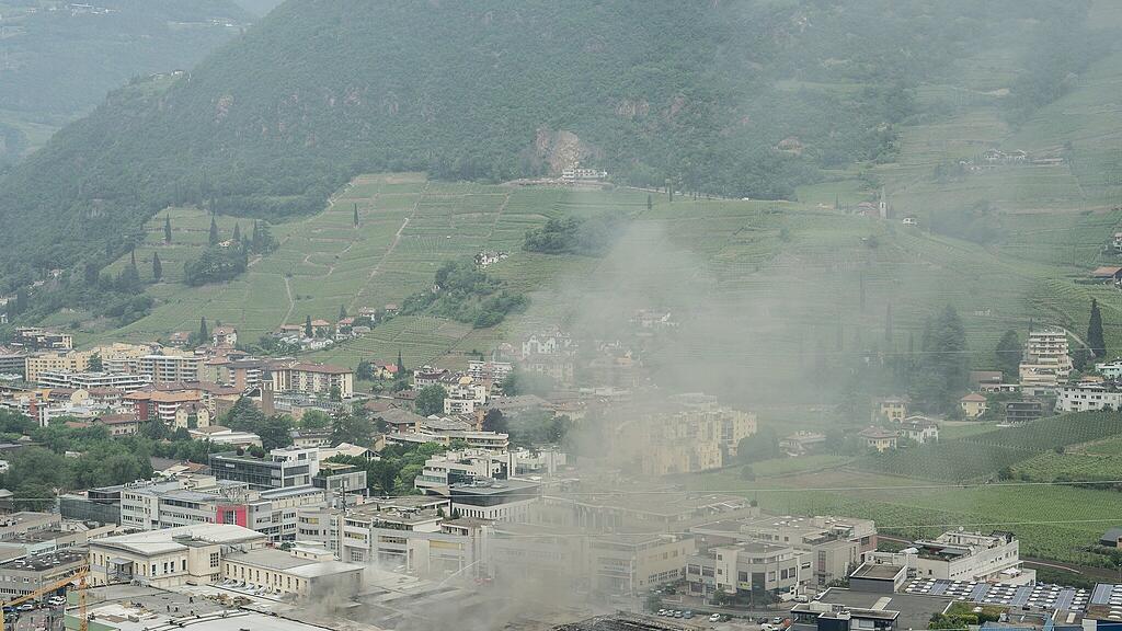 Großbrand Bozen