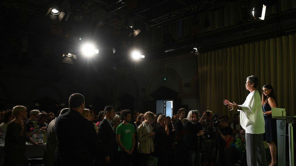 Bilder vom Wahlkampfabschluss der Grünen