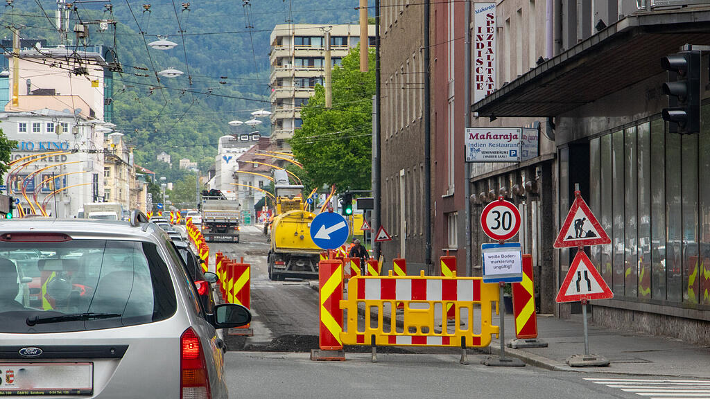 Ignaz Harrer Straße, Baustelle