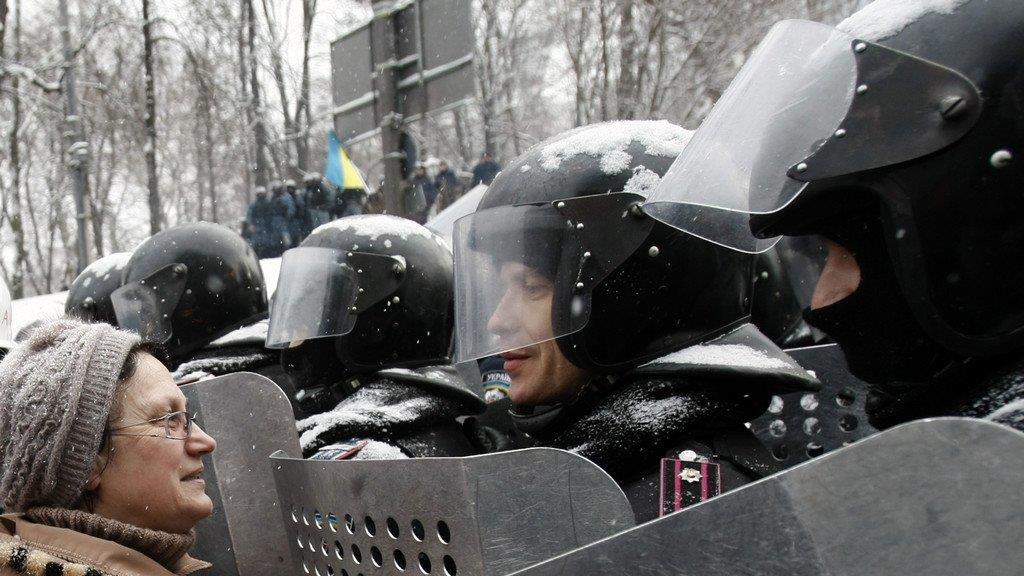 Kiew: Polizei erschießt zwei Demonstranten
