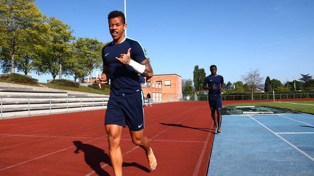 Training und Entspannung vor Youth-Legaue-Finale