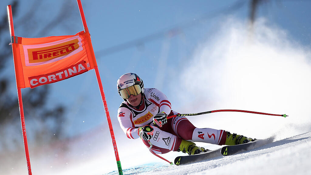 Abfahrt Cortina d'Ampezzo