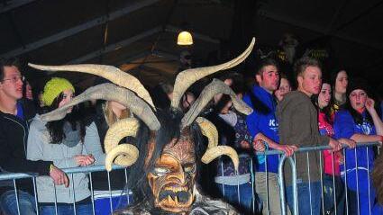 Krampus-Auflauf in St. Johann