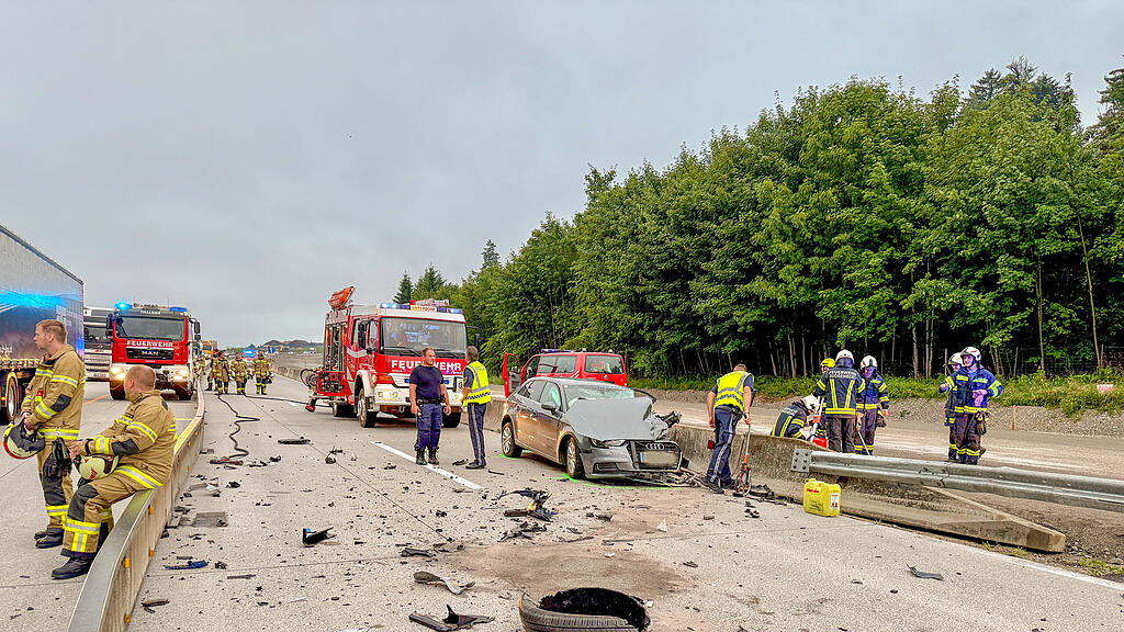 Geisterfahrerunfall fordert zwei Schwerverletzte auf A1 zwischen Thalgau und Mondsee