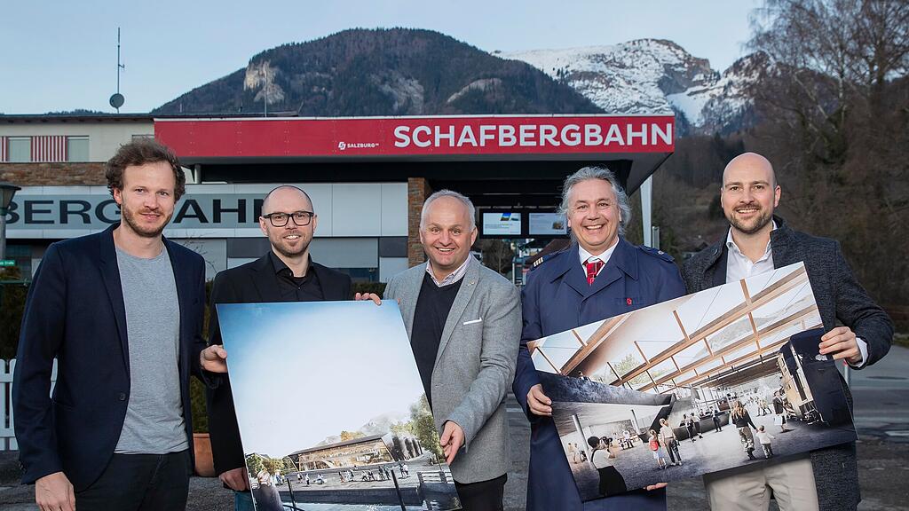 Neue Talstation der Schafbergbahn