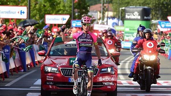 Nicht ganz erwarteter Tagessieger vom Lampre-Team