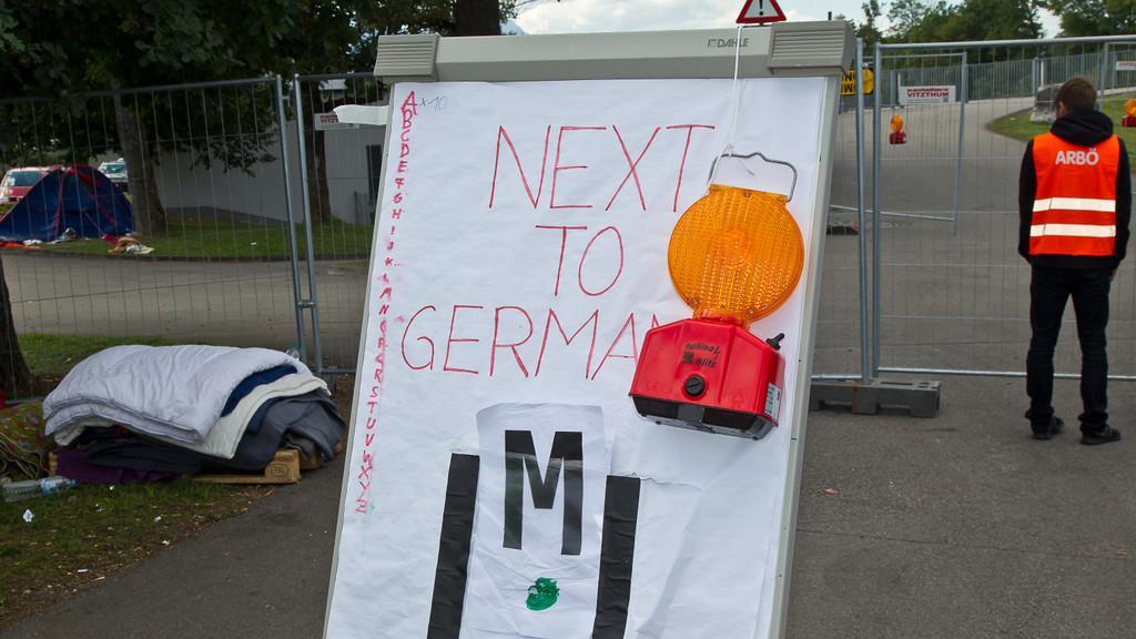 Flüchtlinge und Verkehrslage am Dienstag an der Grenze