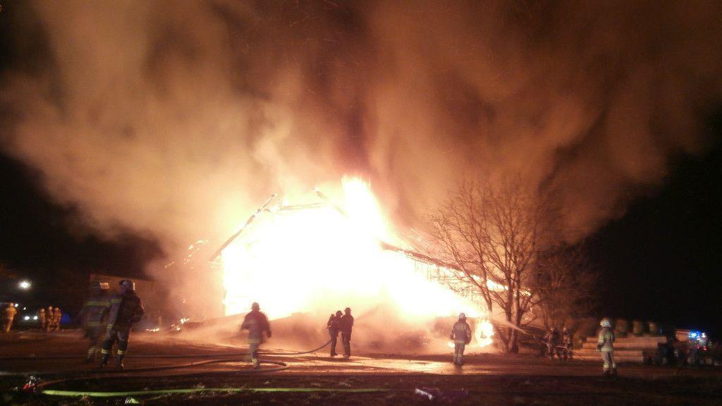 Großbrand bei Bauer in Seekirchen I