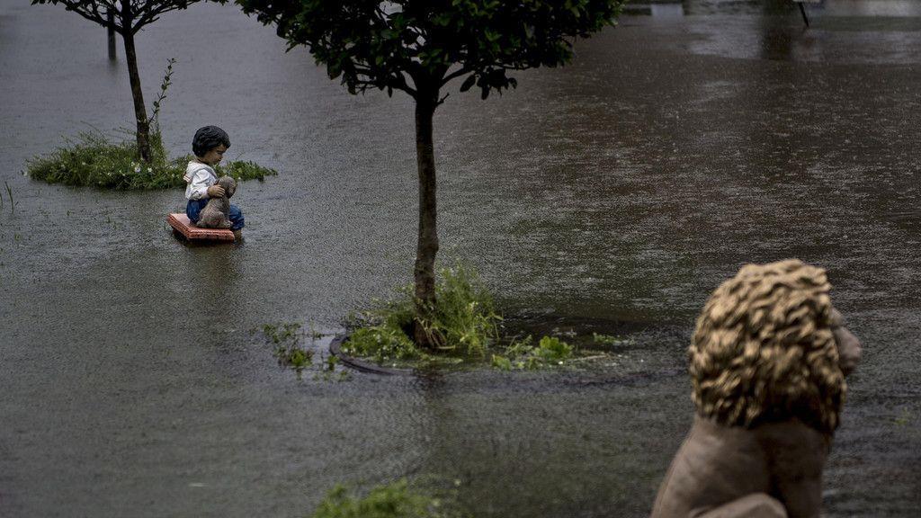 Aufräumen nach Hurrikan "Harvey"