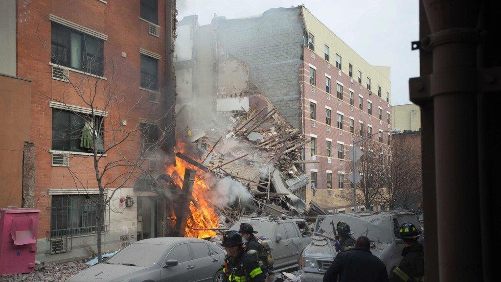 Explosion in New York: Zwei Gebäude eingestürzt