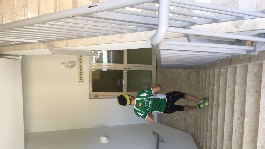 Treppen-Training im Klinikum Schwarzach