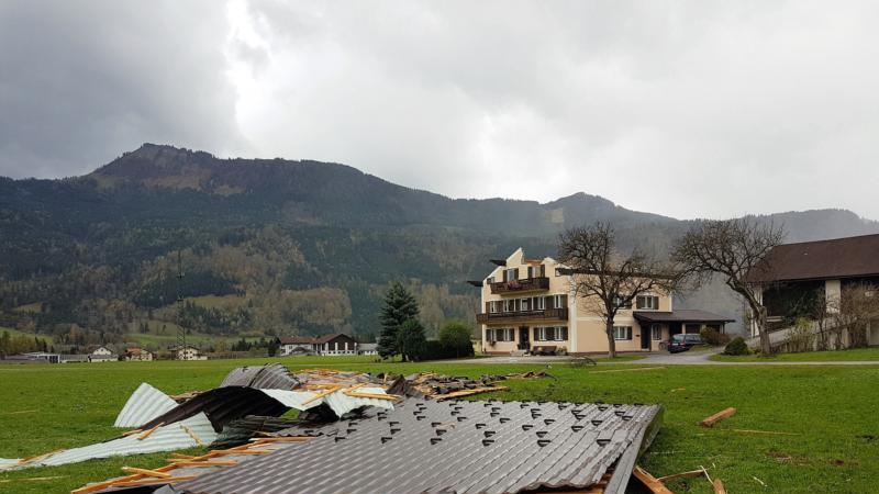 Sturmtief "Herwart" zieht über Salzburg hinweg III
