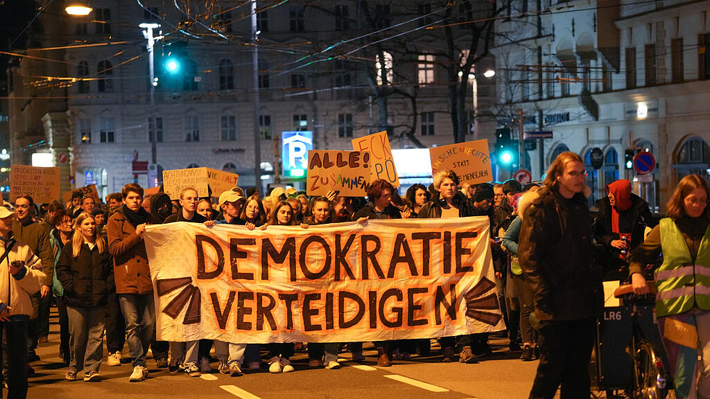 "Demo gegen Rechts" in Salzburg-Stadt