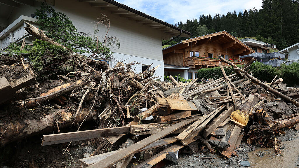 Unwetter im Oberpinzgau: Hollersbach