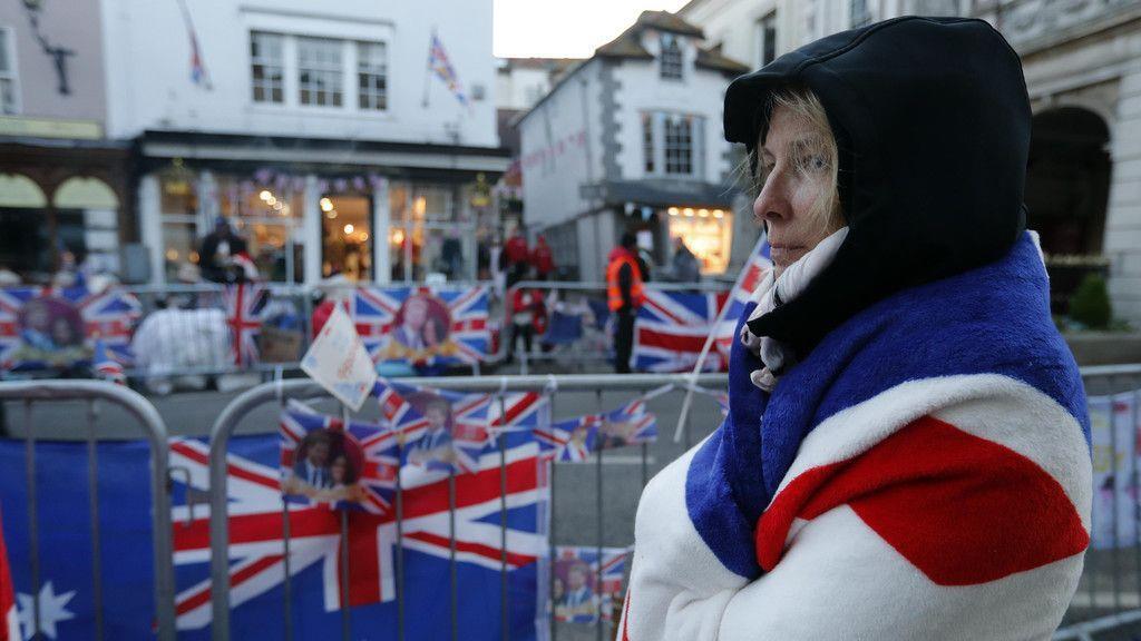 Royale Hochzeit: Fans in Windsor