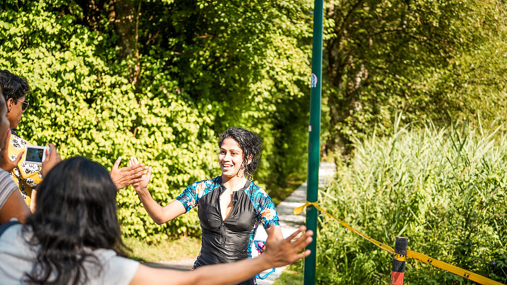 Der Trumer Triathlon am Sonntag
