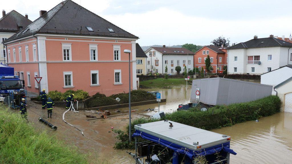 Hochwasser in Simbach am Inn
