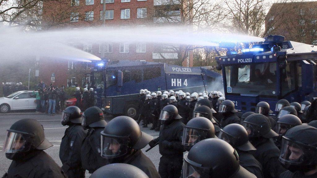 Ausschreitungen in Hamburg