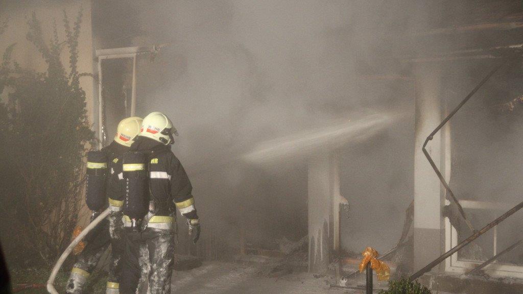 Vollbrand in Wels
