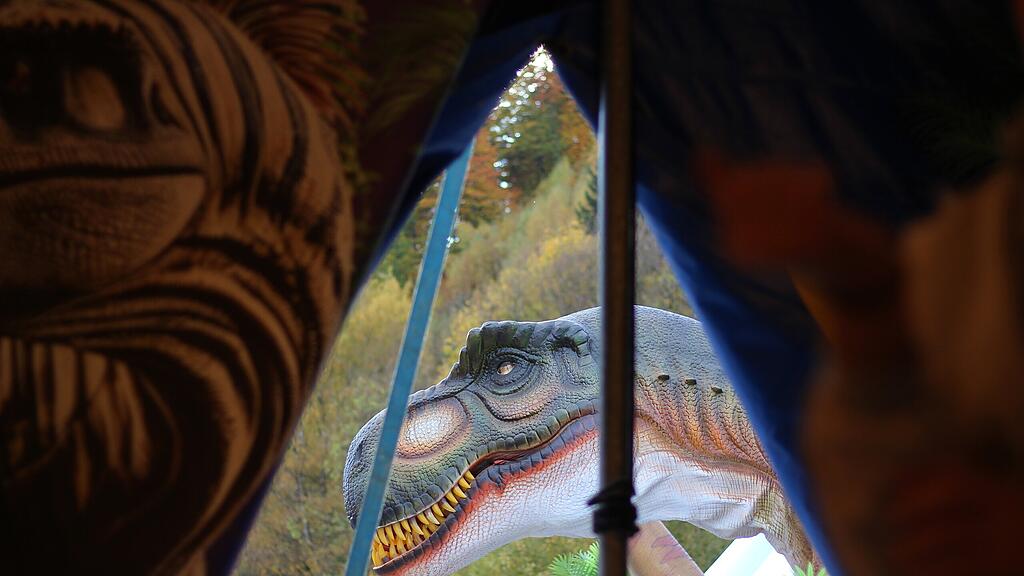 "Big King Dinosaurier of Animatronic" in Bischofshofen