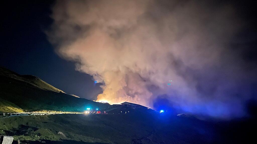Brand Almhütte Kaprun III