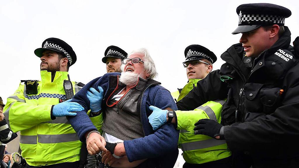 Die Polizei griff hart durch